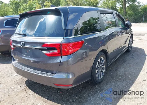 2022 Honda Odyssey Ex-L from USA, damaged, VIN 5FNRL6H79NB024406